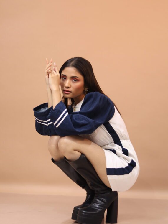 WHITE ROMPER CONCEPT DRESS