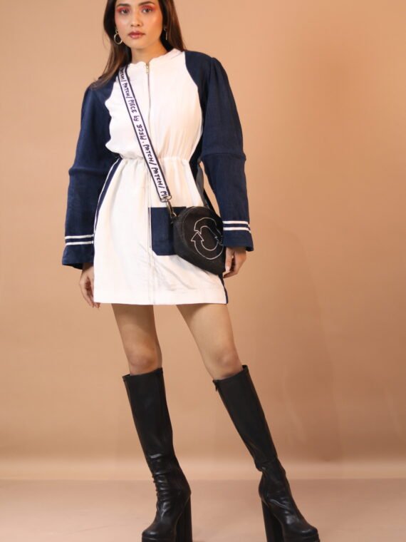 WHITE ROMPER CONCEPT DRESS