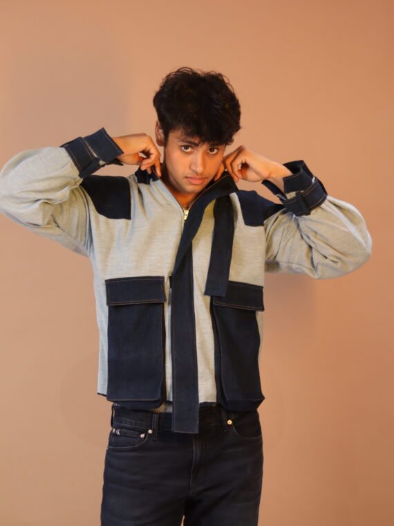 TWO TONE BOMBER JACKET