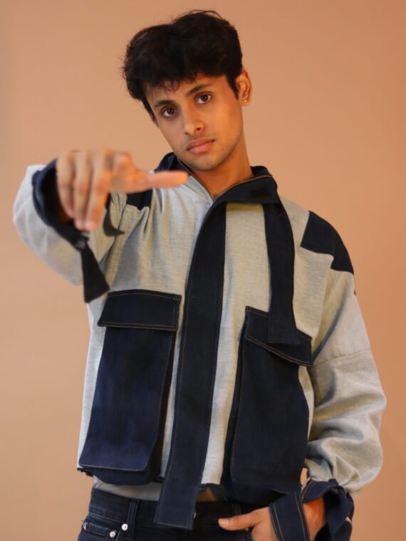 TWO TONE BOMBER JACKET