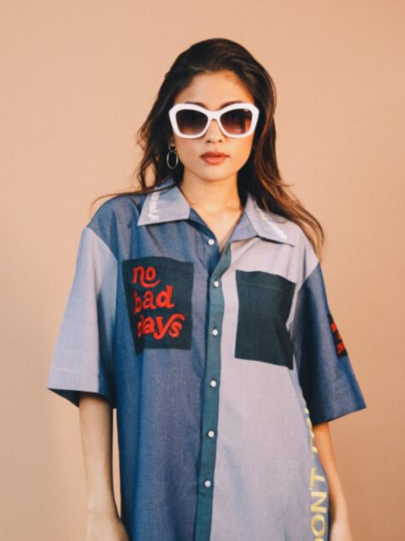 DON'T TRIP BOWLING SHIRT