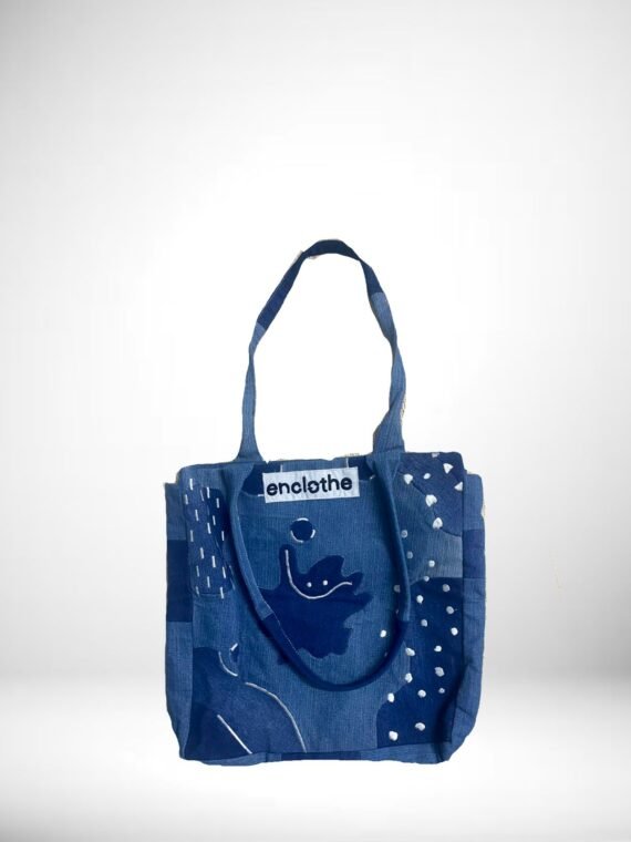 Abstract doodle tote